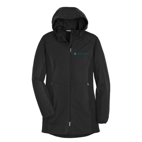 ENERCON Women's Active Hooded Soft Shell Jacket